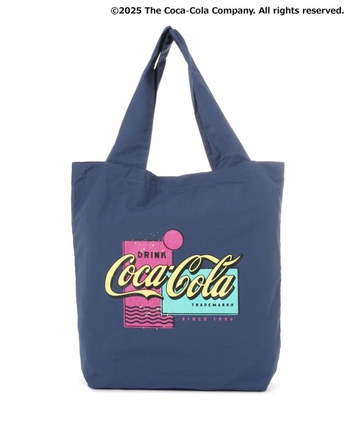 Coca Cola（コカコーラ）の「【Coca-Cola／BAYFLOW】トートバック（トートバッグ・レディース・チャコール/パープル/ネイビー/イエロー/ライトブルー・0）」の9枚目の写真