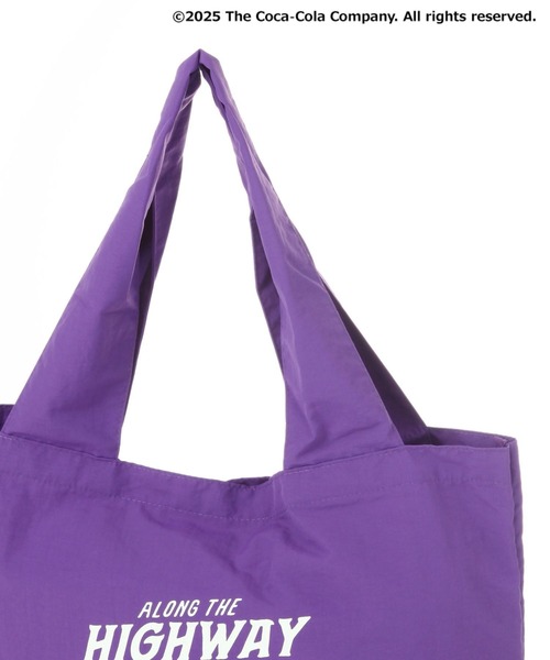 Coca Cola（コカコーラ）の「【Coca-Cola／BAYFLOW】トートバック（トートバッグ・レディース・チャコール/パープル/ネイビー/イエロー/ライトブルー・0）」の17枚目の写真