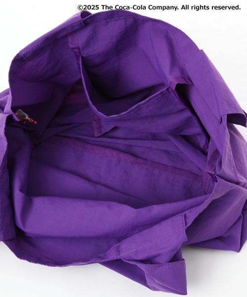 Coca Cola（コカコーラ）の「【Coca-Cola／BAYFLOW】トートバック（トートバッグ・レディース・チャコール/パープル/ネイビー/イエロー/ライトブルー・0）」の20枚目の写真