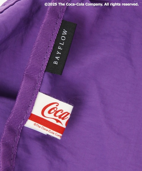 Coca Cola（コカコーラ）の「【Coca-Cola／BAYFLOW】トートバック（トートバッグ・レディース・チャコール/パープル/ネイビー/イエロー/ライトブルー・0）」の12枚目の写真