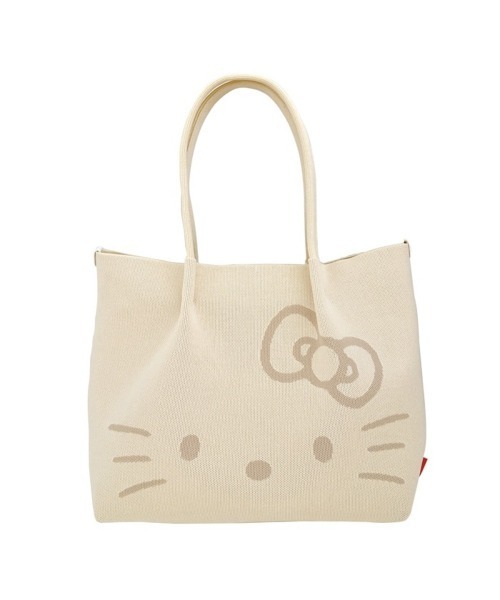 ROOTOTE（ルートート）の「IP.ミディアム.ルフル.ハローキティ-A（トートバッグ・レディース・アイボリー/レッド/ブラック・FREE）」の2枚目の写真