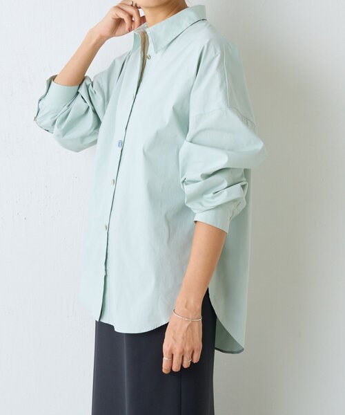 BEARDSLEY（ビアズリー）の「パーツ付きシャツ（シャツ/ブラウス・レディース・ミント/ホワイト/グレー・FREE）」の5枚目の写真