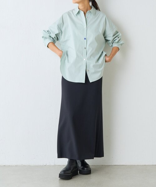 BEARDSLEY（ビアズリー）の「パーツ付きシャツ（シャツ/ブラウス・レディース・ミント/ホワイト/グレー・FREE）」の9枚目の写真