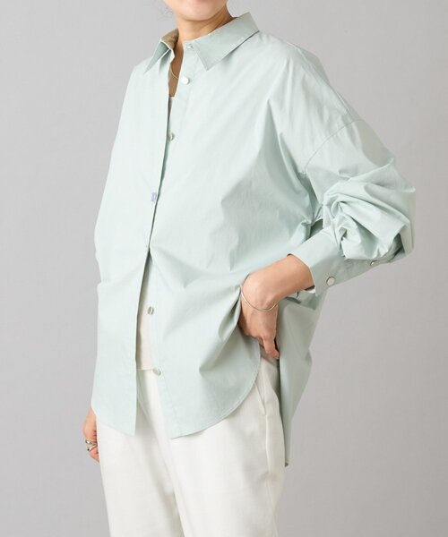 BEARDSLEY（ビアズリー）の「パーツ付きシャツ（シャツ/ブラウス・レディース・ミント/ホワイト/グレー・FREE）」の11枚目の写真
