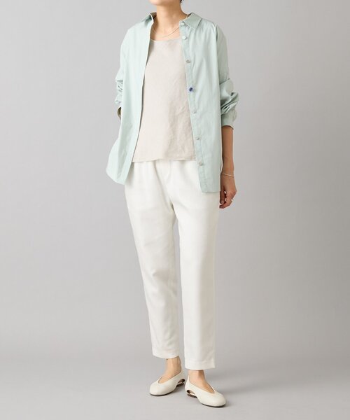 BEARDSLEY（ビアズリー）の「パーツ付きシャツ（シャツ/ブラウス・レディース・ミント/ホワイト/グレー・FREE）」の14枚目の写真