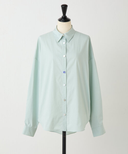 BEARDSLEY（ビアズリー）の「パーツ付きシャツ（シャツ/ブラウス・レディース・ミント/ホワイト/グレー・FREE）」の16枚目の写真