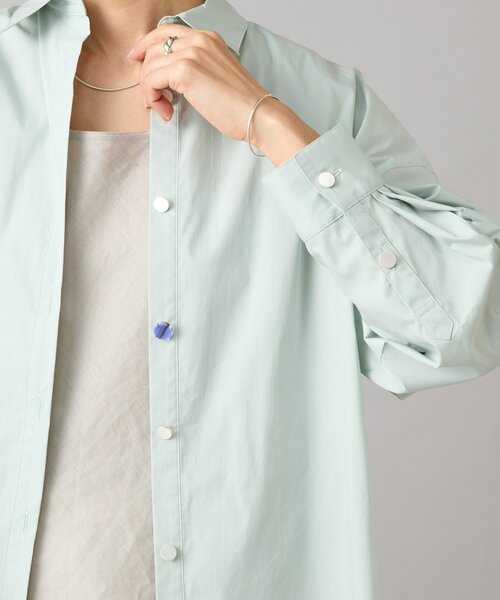 BEARDSLEY（ビアズリー）の「パーツ付きシャツ（シャツ/ブラウス・レディース・ミント/ホワイト/グレー・FREE）」の17枚目の写真