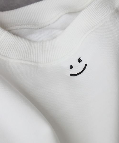 ELFRANK(エルフランク)の「ワンポイント刺繍 ノースリーブ スウェット トップス プルオーバー(Tシャツ/カットソー・レディース・グリーン/レッド/オフホワイト/グレー・FREE)」の20枚目の写真