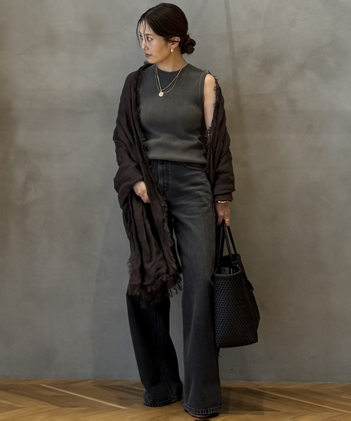 新品未使用タグ付き⭐︎ASAUCE MELER DEUXIEME CLASSE ASAUCE MELER/アソースメレ】LINEN STOLE（ストール/ショール