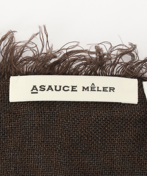 ASAUCE MELER/アソースメレ】LINEN STOLE（ストール/ショール