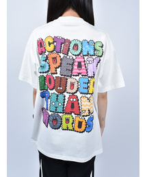 Import & Select（インポートアンドセレクト）の「【Nevernotworking】モンスターアルファベットバックプリントBIGTEE ビッグシルエットショートスリーブT 半袖Tシャツ（Tシャツ/カットソー）」