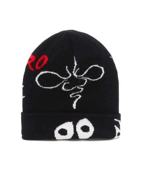 NEW ERA（ニューエラ）の「ニューエラ ニット帽 岡本太郎 コラボ（ニットキャップ/ビーニー・メンズ・ブラック・FREE）」の3枚目の写真