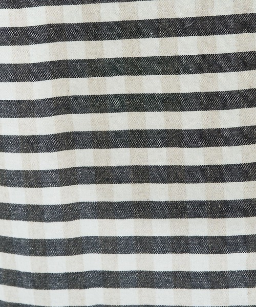 collex（コレックス）の「ボーダーノースリーブブラウス（シャツ/ブラウス・レディース・ブラック/ネイビー・フリー）」の6枚目の写真