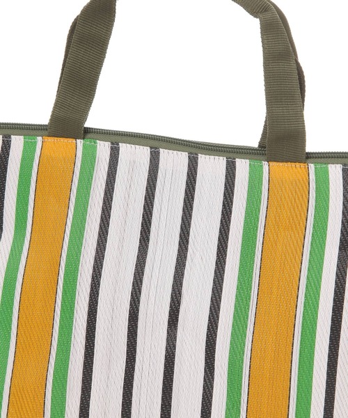 studio CLIP（スタディオクリップ）の「インドマルシェランチバッグ（エコバッグ/サブバッグ・レディース・イエロー/ピンク・FREE）」の4枚目の写真