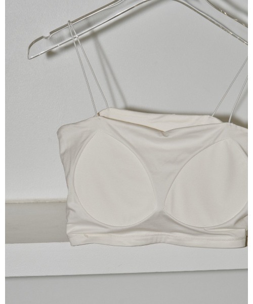 TODAYFUL(トゥデイフル)の「TODAYFUL Cupin Flatseam Bratop 12410602(キャミソール・レディース・オフホワイト/ブラック・FREE)」の8枚目の写真