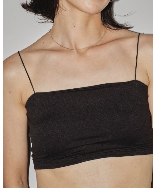 TODAYFUL(トゥデイフル)の「TODAYFUL Cupin Flatseam Bratop 12410602(キャミソール・レディース・オフホワイト/ブラック・FREE)」の6枚目の写真