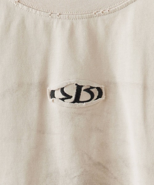 Theater code(シアターコード)の「Faded Vintage-Like T-Shirt / フェード加工 ヴィンテージライクTシャツ(Tシャツ/カットソー・メンズ・ブラック/アイボリー・L/M)」の5枚目の写真