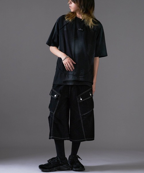 Theater code(シアターコード)の「Faded Vintage-Like T-Shirt / フェード加工 ヴィンテージライクTシャツ(Tシャツ/カットソー・メンズ・ブラック/アイボリー・L/M)」の20枚目の写真