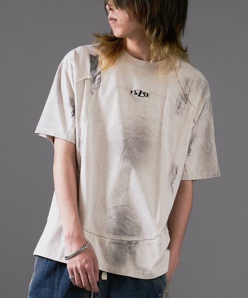 Theater code(シアターコード)の「Faded Vintage-Like T-Shirt / フェード加工 ヴィンテージライクTシャツ(Tシャツ/カットソー・メンズ・ブラック/アイボリー・L/M)」の12枚目の写真