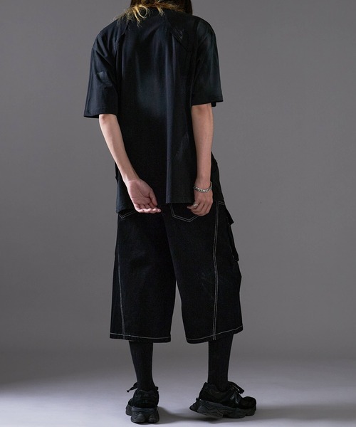 Theater code(シアターコード)の「Faded Vintage-Like T-Shirt / フェード加工 ヴィンテージライクTシャツ(Tシャツ/カットソー・メンズ・ブラック/アイボリー・L/M)」の22枚目の写真