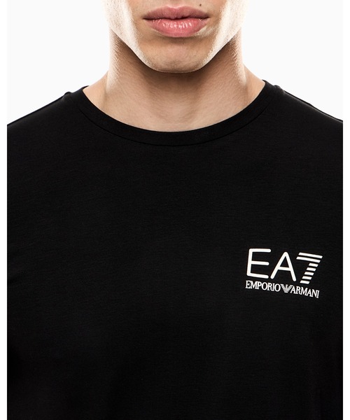EMPORIO ARMANI EA7(エンポリオアルマーニイーエーセブン)の「【エンポリオ アルマーニ EA7】Gold Label 長袖Tシャツ ビスコース混紡(Tシャツ/カットソー・メンズ・ブラック・LARGE/MEDIUM/SMALL/X-LARGE/X-SMALL/XX-LARGE)」の4枚目の写真