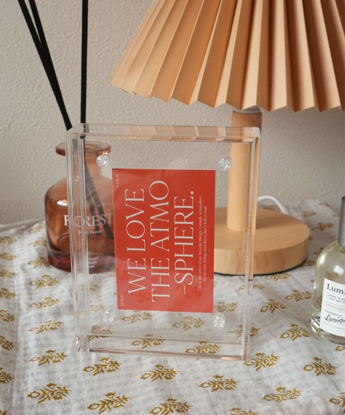 ammy.（エイミードット）の「【 ammy. / エイミードット 】 透明 カラーアクリル フォトスタンド（フォトフレーム・レディース・オレンジ/パープル/ライトピンク/グリーン/ライトグリーン/フューシャピンク/クリア/マルチ/ピンク/レッド/イエロー/ダークブルー・FREE）」の12枚目の写真