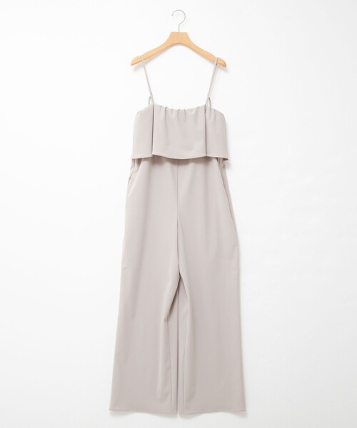 NOLLEY’S Sophi（ノーリーズソフィ）の「ウォッシャブルトリコットサロペット（サロペット/オーバーオール・レディース・グレイッシュベージュ/ブラック・38）」の19枚目の写真