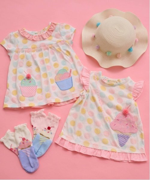 baby cheer（ベイビーチアー）の「アイスポシェットTシャツ（Tシャツ/カットソー・キッズ・カラフル・80ｃｍ/110cm/120cm/90cm/100cm）」の4枚目の写真