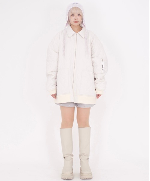 L.H.P(エルエイチピー)の「neuron/ニュウロン/きらきらニット(ニットキャップ/ビーニー・レディース・ホワイト/ブラック・F)」の7枚目の写真