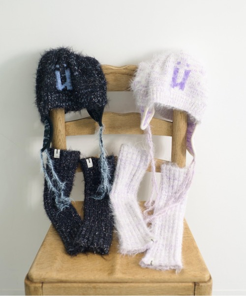 L.H.P(エルエイチピー)の「neuron/ニュウロン/きらきらニット(ニットキャップ/ビーニー・レディース・ホワイト/ブラック・F)」の12枚目の写真