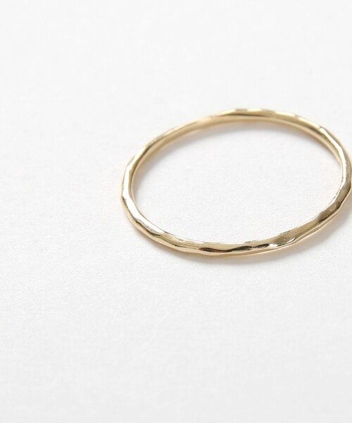 K10YG レイヤー クラフト リング（リング）｜Jouete（ジュエッテ）の