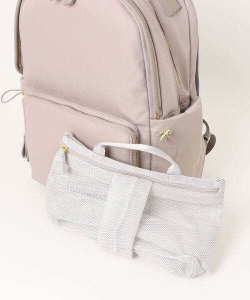 Jewelna Rose(ジュエルナローズ)の「キラハピ リュック 13.3インチPC 16211(バックパック/リュック・レディース・ブラック/グレイッシュベージュ/ライトピンク・FREE)」の4枚目の写真