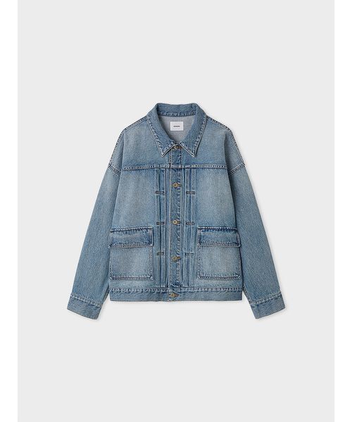 セール】オーバーサイズデニムカバーオール（デニムジャケット