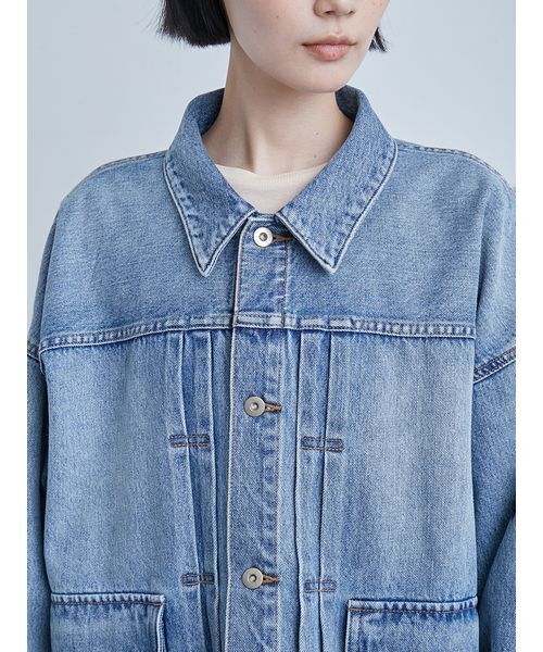 セール】オーバーサイズデニムカバーオール（デニムジャケット