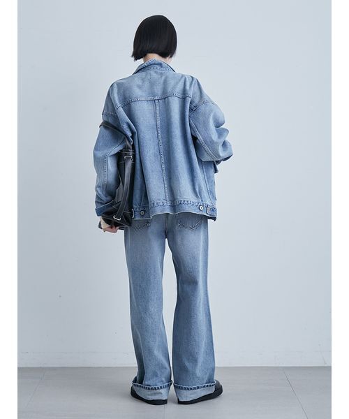 セール】オーバーサイズデニムカバーオール（デニムジャケット
