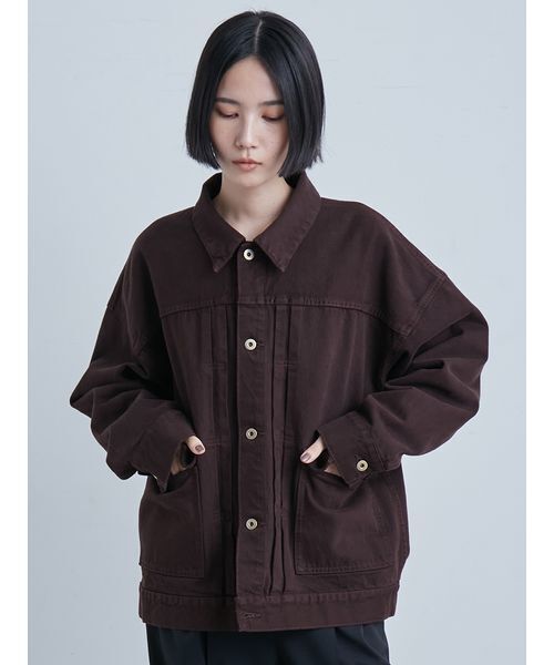 セール】オーバーサイズデニムカバーオール（デニムジャケット