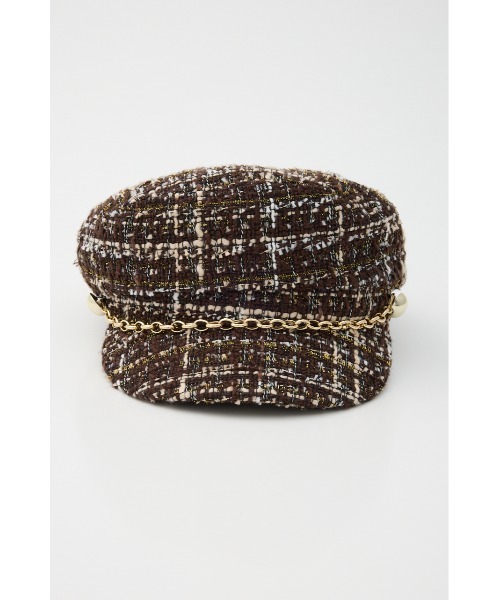 ツイードキャスケットハット 秋服（ハット）｜rienda（リエンダ）の