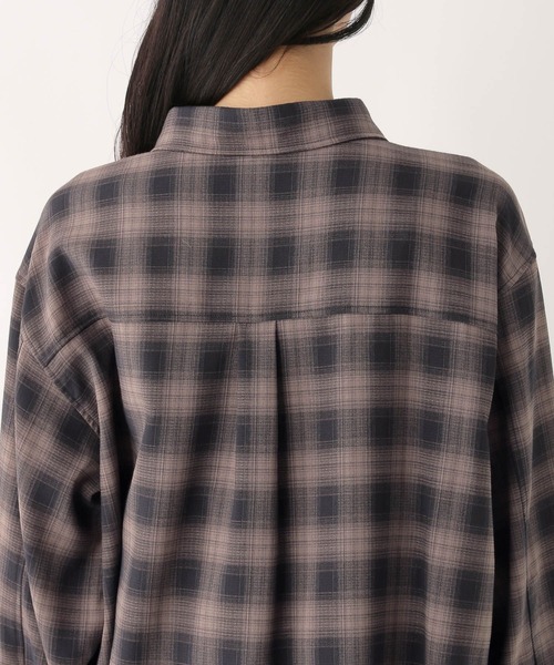 Heather（ヘザー）の「オンブレチェックシャツ　581148（シャツ/ブラウス・レディース・レッド系その他/グレー系その他/ブラック系その他・FREE）」の18枚目の写真