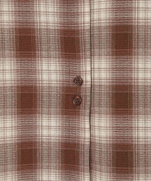 Heather（ヘザー）の「オンブレチェックシャツ　581148（シャツ/ブラウス・レディース・レッド系その他/グレー系その他/ブラック系その他・FREE）」の21枚目の写真