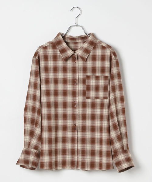 Heather オンブレチェックシャツ Heather｜オンブレチェックシャツ | Rakuten Fashion(楽天
