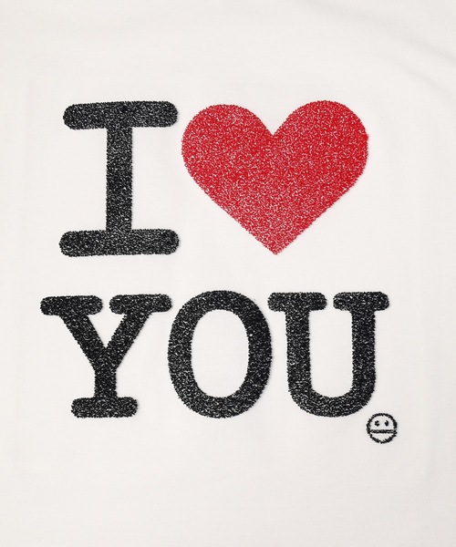 DISCOVERED（ディスカバード）の「BRUSH I LOVE YOU TEE（Tシャツ/カットソー・メンズ・ホワイト/ブラック・1/3）」の6枚目の写真
