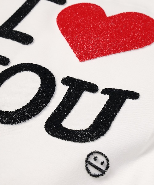 DISCOVERED（ディスカバード）の「BRUSH I LOVE YOU TEE（Tシャツ/カットソー・メンズ・ホワイト/ブラック・1/3）」の5枚目の写真