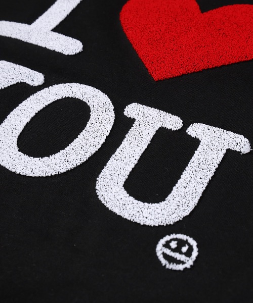 DISCOVERED（ディスカバード）の「BRUSH I LOVE YOU TEE（Tシャツ/カットソー・メンズ・ホワイト/ブラック・1/3）」の3枚目の写真