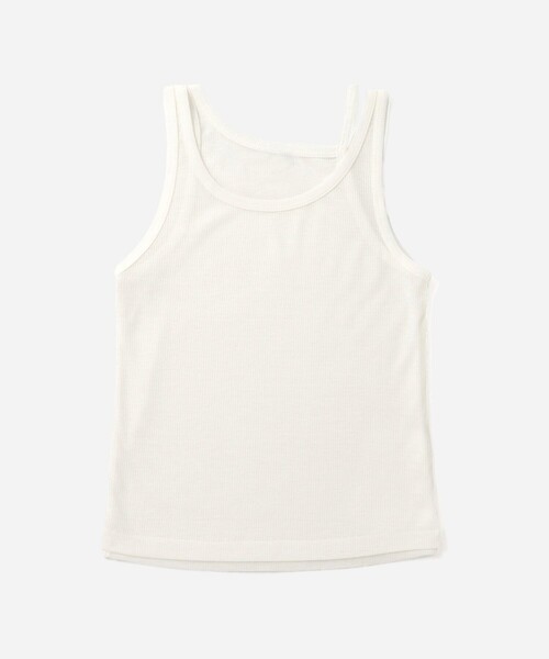 Saturdays NYC(サタデーズ ニューヨークシティ )の「Lara Double Tank Top(Tシャツ/カットソー・レディース・ブラック/ホワイト・L/S/M)」の2枚目の写真