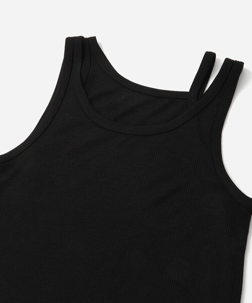 Saturdays NYC(サタデーズ ニューヨークシティ )の「Lara Double Tank Top(Tシャツ/カットソー・レディース・ブラック/ホワイト・L/S/M)」の18枚目の写真