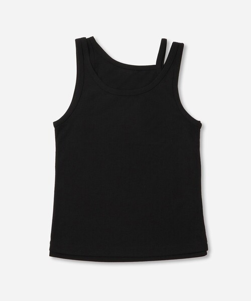 Saturdays NYC(サタデーズ ニューヨークシティ )の「Lara Double Tank Top(Tシャツ/カットソー・レディース・ブラック/ホワイト・L/S/M)」の14枚目の写真