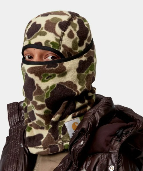 Carhartt(カーハート)の「【Carhartt WIP】EXPEDITION MASK(マスク・メンズ・カモフラージュ/ブラック・ONE SIZE)」の2枚目の写真