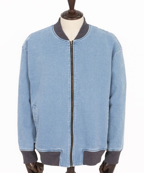mj10958-ストレッチデニムリブブルゾン(CMB-R0174)
