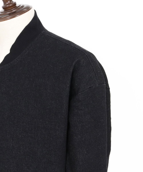 mj10958-ストレッチデニムリブブルゾン(CMB-R0174)