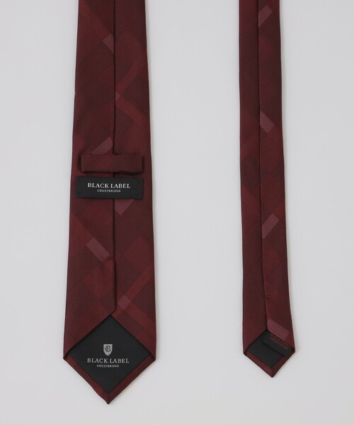 BLACK LABEL CRESTBRIDGE（ブラックレーベル・クレストブリッジ）の「トーナルシャドーブロックチェックタイ（ネクタイ・メンズ・ネイビー/パープル系その他4/ライトグレー/レッド系その他3・FREE）」の7枚目の写真